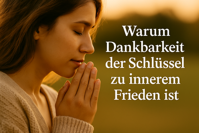 Warum Dankbarkeit der Schlüssel zu innerem Frieden ist
