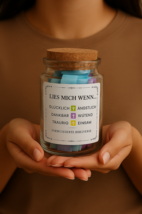 Glas „Bibelverse für den Alltags"